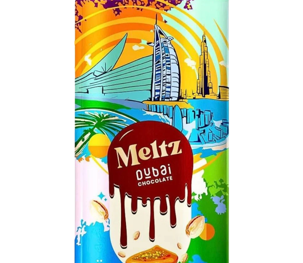 Chocolate Meltz Pistachio Knafeh